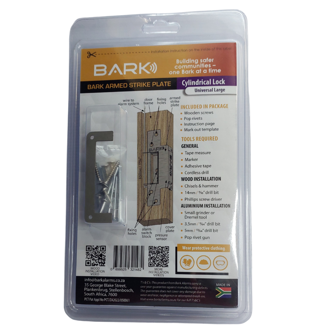 Armed Strike Plate - Cylindrical Large – ViewProtect