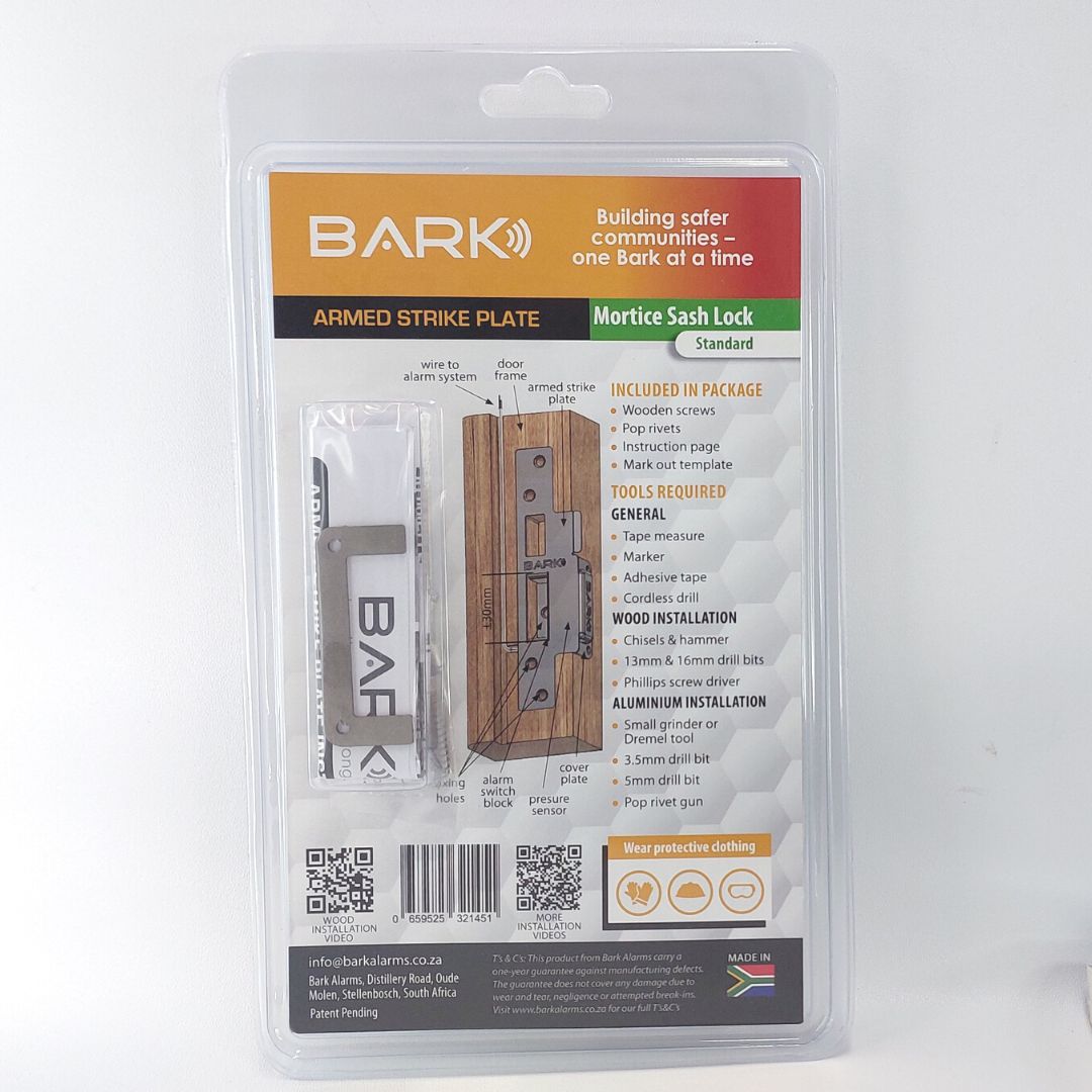 Armed Strike Plate - Mortise Sash Standard – ViewProtect